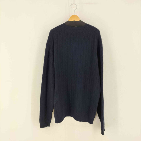 ブルックスブラザーズ BROOKS BROTHERS ラムウールカシミア ケーブルニット メンズ import:XXL