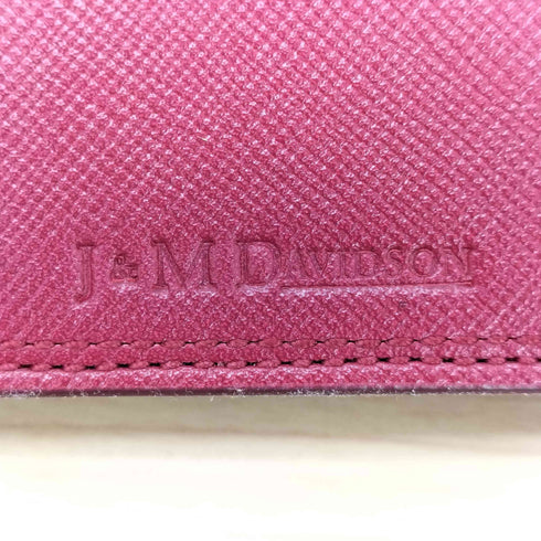 ジェイアンドエムデヴィッドソン J&M Davidson FLAT WALLET 2つ折 レザー ロングウォレット メンズ ONE SIZE
