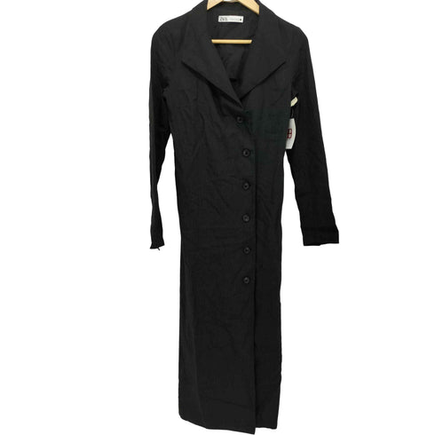 ザラ ZARA ウールブレンドクロスオーバーワンピース レディース import:XS