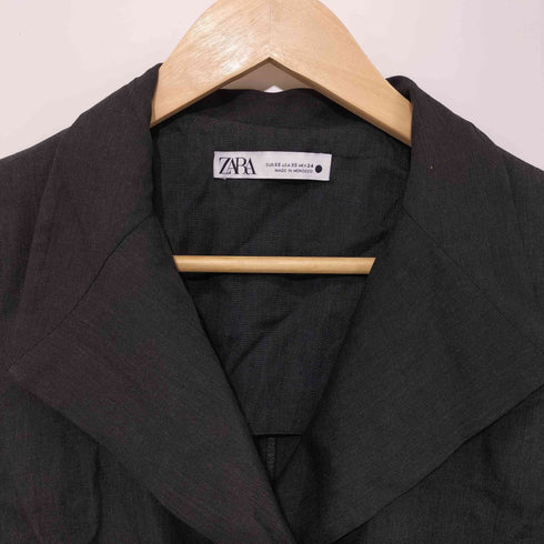 ザラ ZARA ウールブレンドクロスオーバーワンピース レディース import:XS
