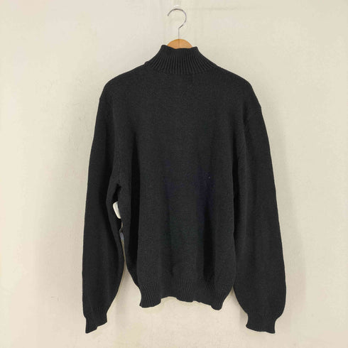 ポロバイラルフローレン Polo by RALPH LAUREN 90s スモールポニー刺繍 ハーフジップコットンニット メンズ import:XL