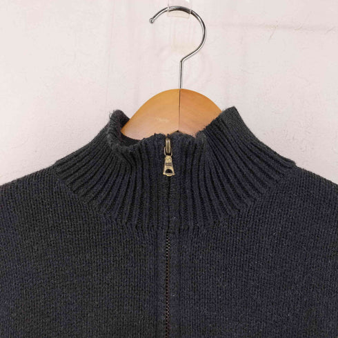 ポロバイラルフローレン Polo by RALPH LAUREN 90s スモールポニー刺繍 ハーフジップコットンニット メンズ import:XL