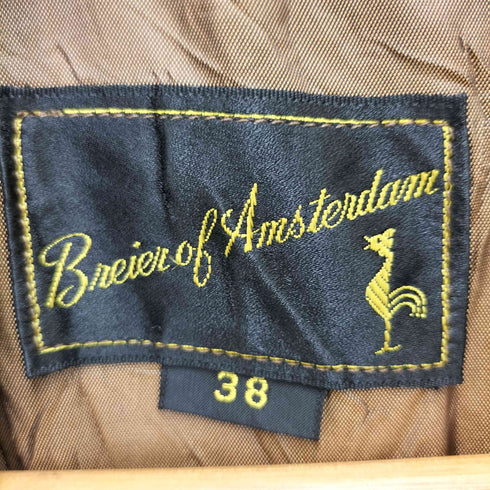 breier of amsterdam くるみボタンレザーテーラードジャケット メンズ 38