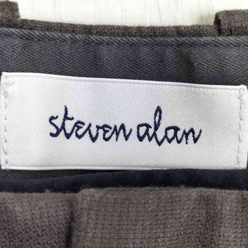 スティーブンアラン Steven Alan SA CTN/PANAMA TAPERED PANTS 1タック テーパードパンツ メンズ JPN:L