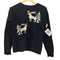ラルフローレン RALPH LAUREN ショルダーボタン フリルデザインハンドニット レディース 160