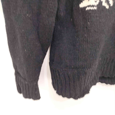 ラルフローレン RALPH LAUREN ショルダーボタン フリルデザインハンドニット レディース 160