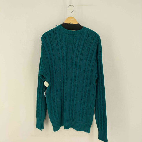 ギャップ Gap 90s MADE IN HONGKONG OLD ラミーコットン ケーブルニット メンズ import:M