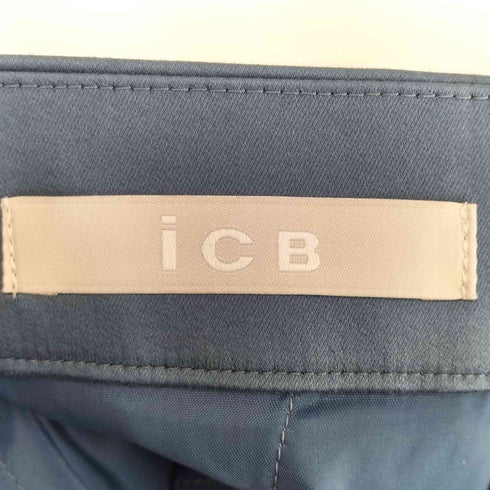 アイシービー ICB 23SS T/Cストレッチサテン ワイドパンツ レディース JPN:2
