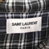 サンローランパリ SAINT LAURENT PARIS MADE IN ITALY 両ポケ コットンチェックL/Sシャツ メンズ UK:40
