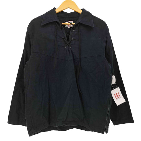 ウッズカナダ woods canada カナダ製 サイドジップ レースアップ シャツ メンズ import:M