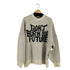 アジョバイアジョ AJOBYAJO DBOF Wool Knit Sweater フロントメッセージ ラムウールニット メンズ RELAXED