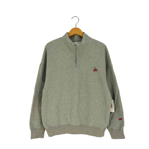 キルシー KIRSH チェリー刺繍 ハーフジップ トレーナー レディース 1