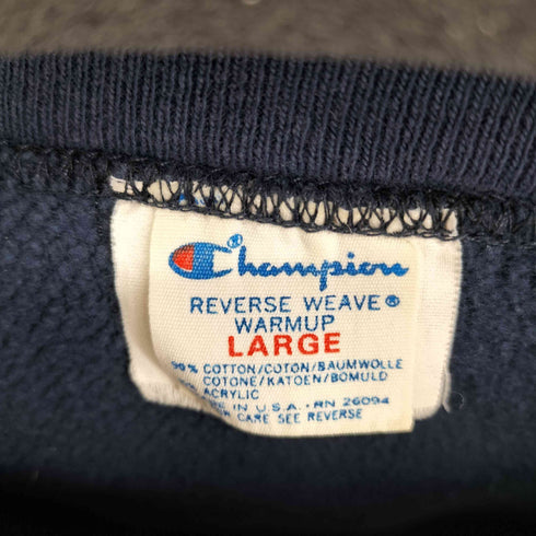 チャンピオン Champion 80S トリコタグ 三段プリントリバースウィーブスウェット WARMUP USA製 メンズ JPN:L