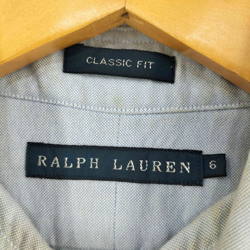 ラルフローレン RALPH LAUREN CLASSIC FIT スモールポニー刺繍 BDロングスリーブシャツ レディース US:6