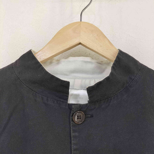 ヤーモ yarmo MADE IN ENGLAND コットンリネン マオカラ―ジャケット レディース JPN:38