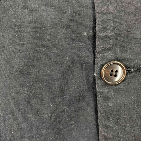 ヤーモ yarmo MADE IN ENGLAND コットンリネン マオカラ―ジャケット レディース JPN:38