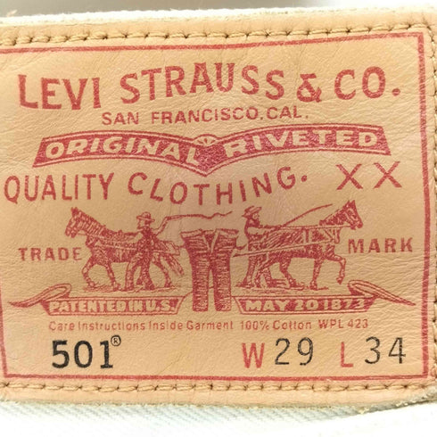 リーバイス Levis メキシコ製 501 ボタンフライパンツ レディース w29