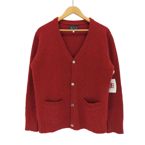 ダファー DUFFER エルボーパッチ ウールカーディガン メンズ JPN:L