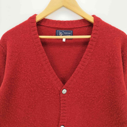 ダファー DUFFER エルボーパッチ ウールカーディガン メンズ JPN:L
