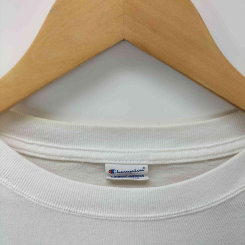 チャンピオン Champion オールドイングリッシュ ブラックレター グラフィックプリント ルーズフィット オーバーサイズ ロンT メンズ JPN:L