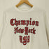 チャンピオン Champion オールドイングリッシュ ブラックレター グラフィックプリント ルーズフィット オーバーサイズ ロンT メンズ JPN:L