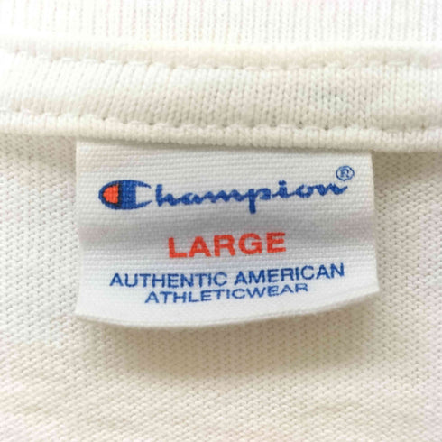 チャンピオン Champion オールドイングリッシュ ブラックレター グラフィックプリント ルーズフィット オーバーサイズ ロンT メンズ JPN:L