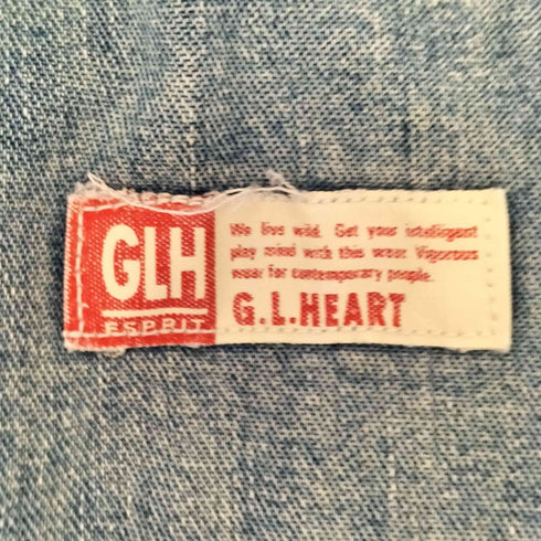 G.L.HEART デニムオーバーオール メンズ