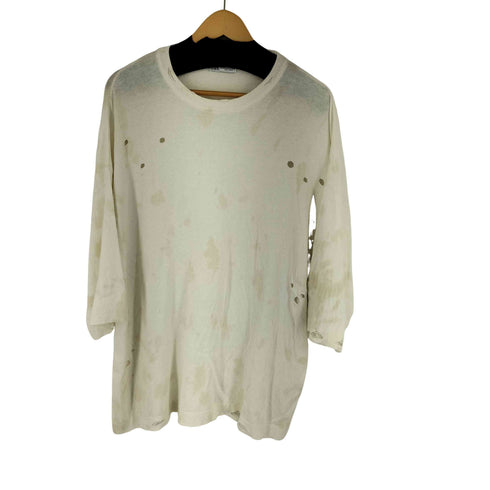 ザラ ZARA タイダイダメージニット メンズ import:M
