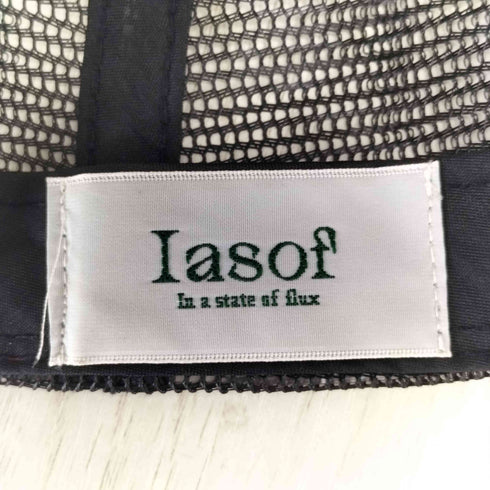 iasof 刺繍 メッシュキャップ メンズ ONE SIZE