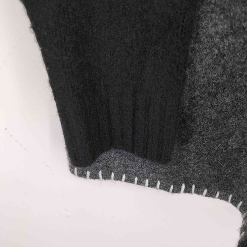 ザラ ZARA ツギハギニットカーディガン メンズ L