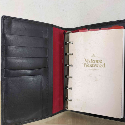 ヴィヴィアンウエストウッド Vivienne Westwood レザーシステム手帳 レディース