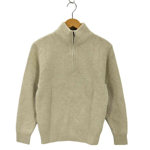 ユニクロ UNIQLO スフレヤーンハーフジップセーター メンズ XS