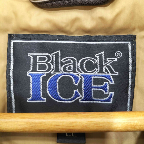 BLACK ICE 羊革ダウンジャケット メンズ LL