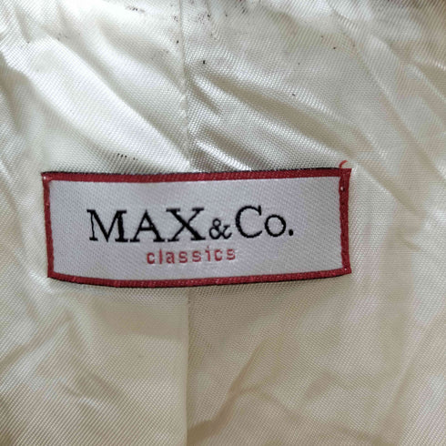 マックスアンドコー MAX & CO. ショールカラー ショートコート レディース