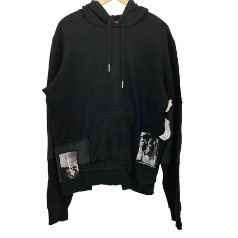 ディーゼル DIESEL パッチワークデザインパーカー メンズ