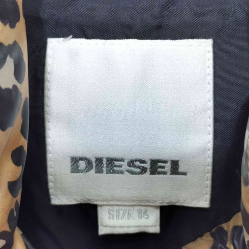 ディーゼル DIESEL レオパード柄 ダウンジャケット レディース 14