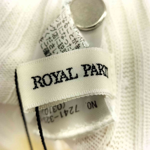 ロイヤルパーティー ROYAL PARTY ヘムボタンニットフレアパンツ レディース FREE