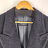 PLANTA 日本製 PURE NEW WOOL SUPER ANGORA70 アンゴラ70% ダブルブレストチェスターコート ロングコート メンズ L-LARGE