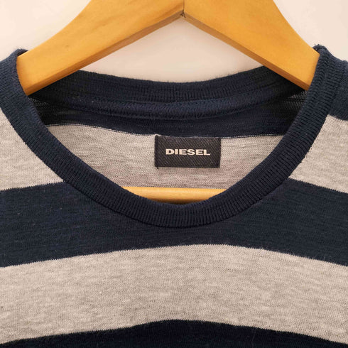 ディーゼル DIESEL コットンボーダーニット メンズ import:M