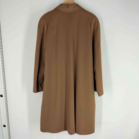 Ermenegildo Zegna イタリア製 カシミヤ100% 比翼ステンカラーコート キャメル レディース EUR:42