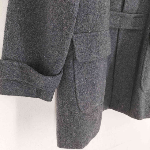 STEPHANE MARTIN HOMME ウールレーヨンフーデッドジップコート メンズ JPN:L