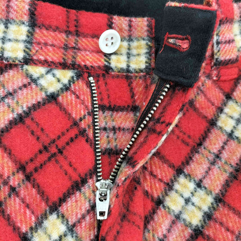 GOYA BY JUN MEN チェック柄ウールスラックス メンズ JPN:M