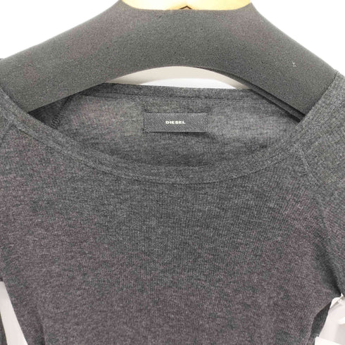 ディーゼル DIESEL 袖レース リブカットソー レディース import:XS