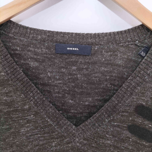 ディーゼル DIESEL Vネックニットワンピース レディース import:XS