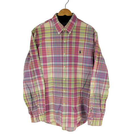 ラルフローレン RALPH LAUREN マドラスチェック メンズ JPN:XL