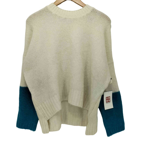 ディーゼル DIESEL 袖カラー切替 ウールニット メンズ import:XS