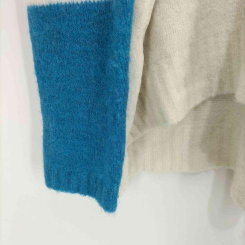 ディーゼル DIESEL 袖カラー切替 ウールニット メンズ import:XS