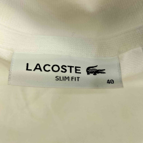 ラコステ LACOSTE ワンポイント刺繍 ショートスリーブ ポロシャツ レディース 40