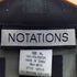 ノーテーション NOTATIONS 総柄 デザイン シアーシャツ レディース import:XL
