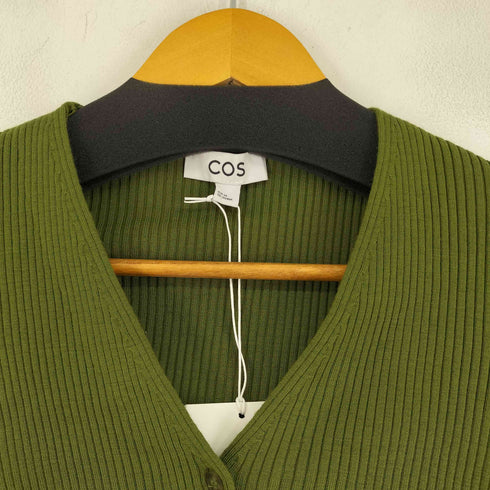 コス COS ウール混 リブカーディガン レディース XS